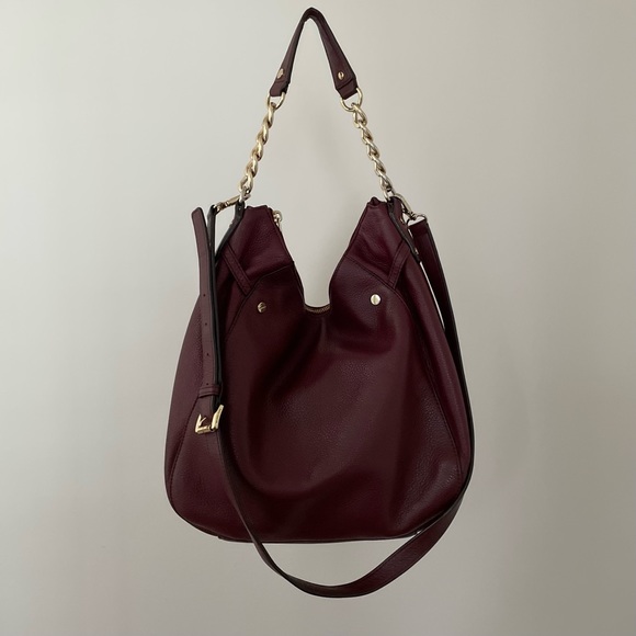 KORS Michael Kors Handbags - Michael Kors Leather Handbag 👜 in Maroon